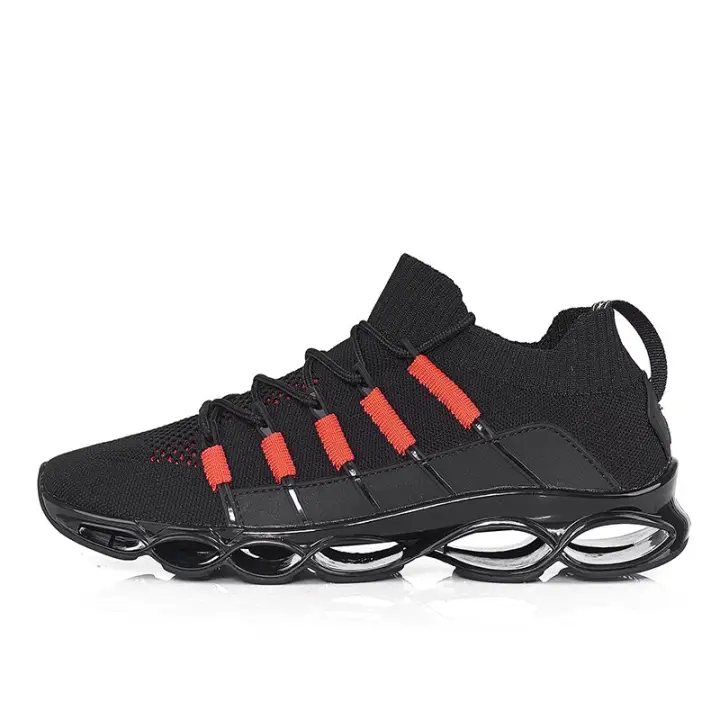 black walking sneakers mens