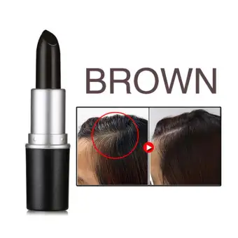 Aolvo Temporary Hair Dye Black Brown Hair Cream Temporary Stick