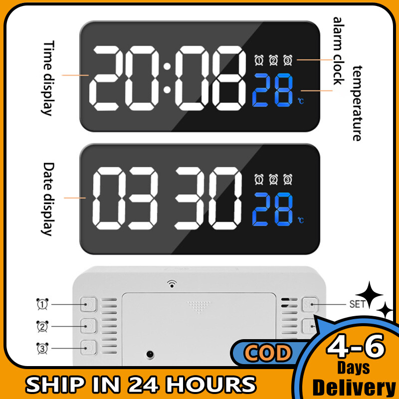 Multi-functional Electronic Clock Bedside Clock With Touch Sensing Module
