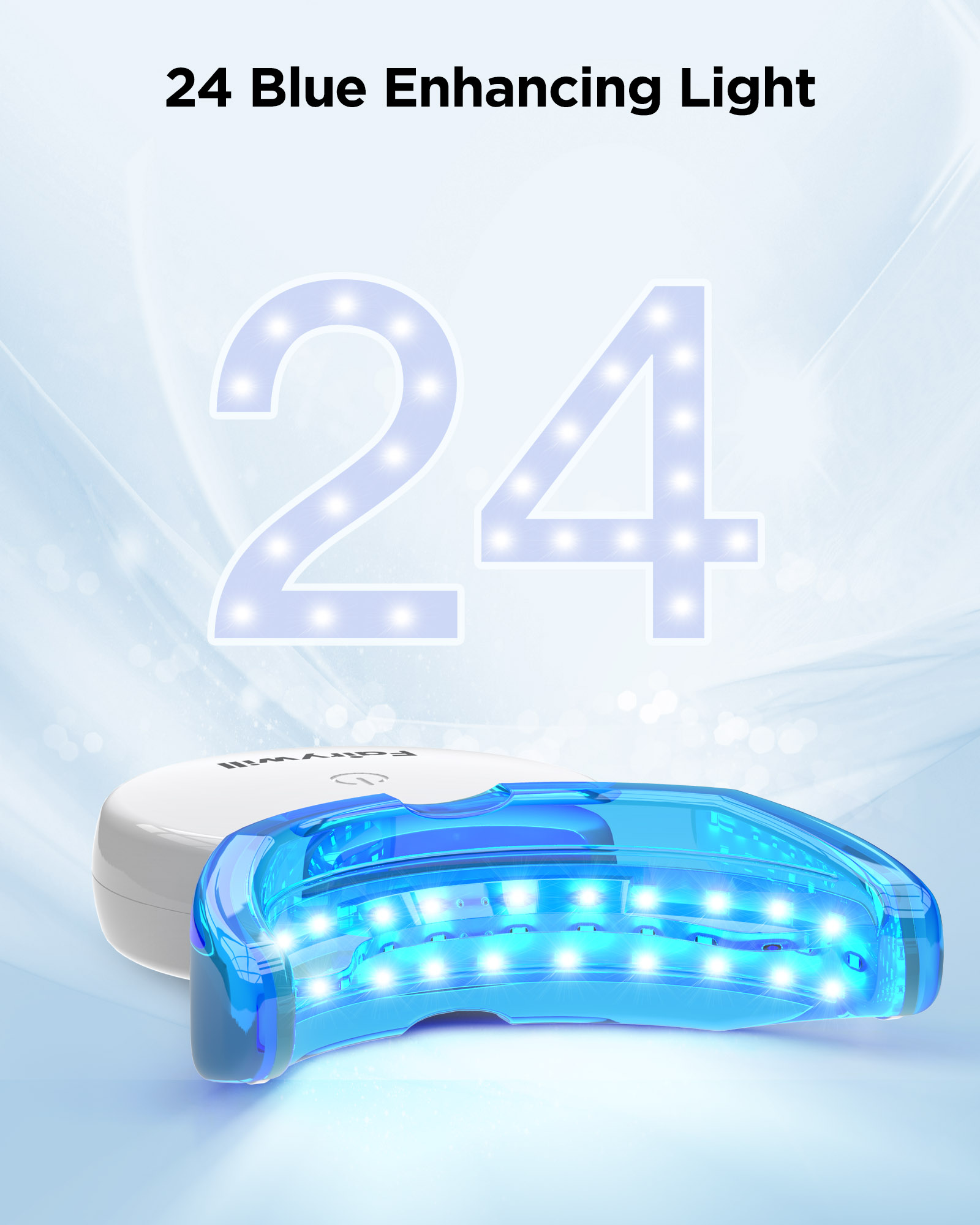 Fairywill Bộ Dụng Cụ Làm Trắng Răng L6 Kèm Đèn Led