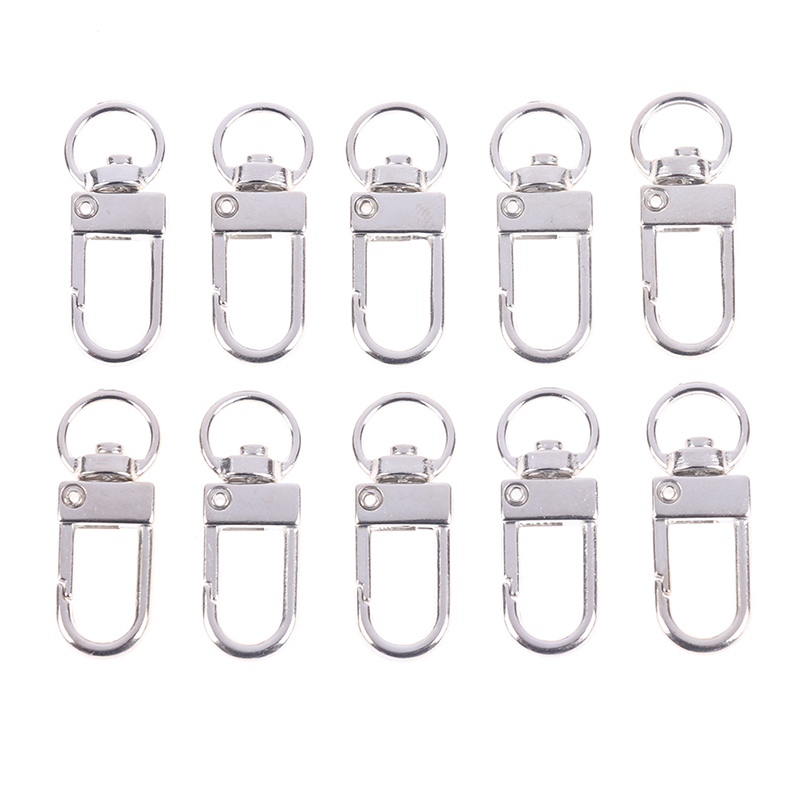 Móc khóa 10 chiếc 13*34mm khóa tôm hùm móc vòng cổ & chuỗi vòng tay tự làm trang sức làm