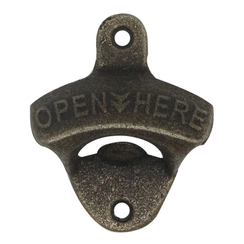 Wall bottle opener retro bottle opener cast iron wall hanging bottle
