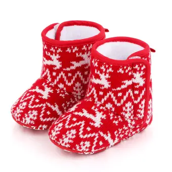 infant christmas shoes