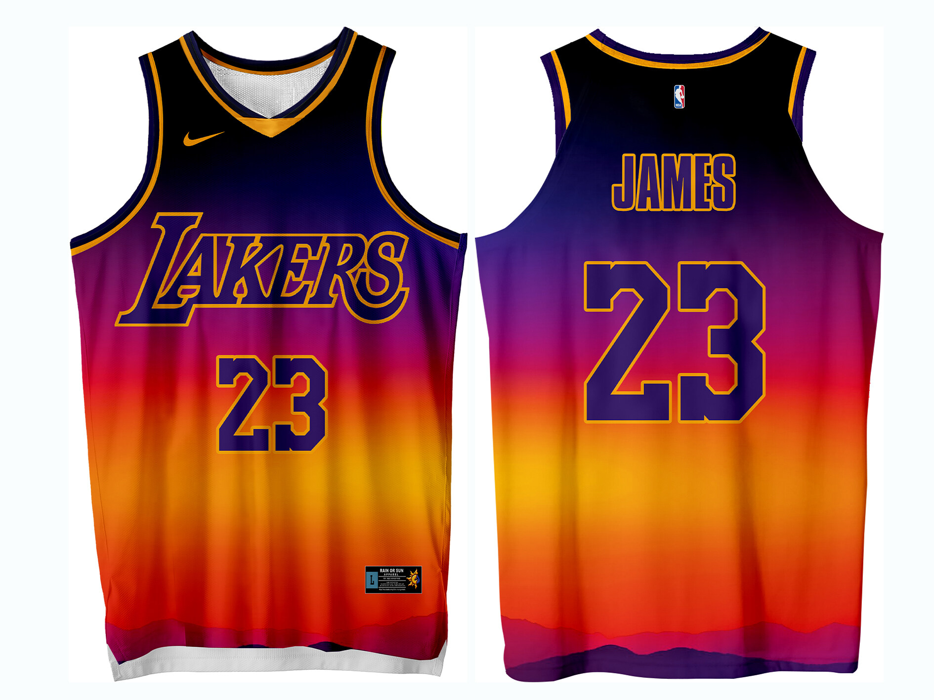LAKERS 38 BASKETBALL JERSEY FREE CUSTOMIZE OF NAME AND NUMBER ONLY
