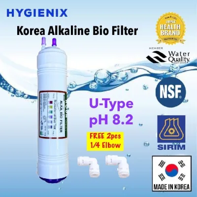 Alkaline Water Filter Replacement Cartridge (Korea) U-Type 8/9/10 Inch