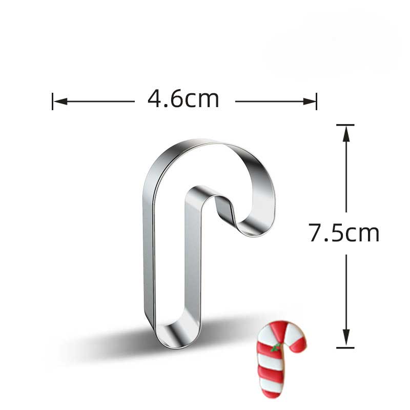 Christmas Cookie Cutter Gingerbread Xmas Tree Mold Christmas Cake Decoration Tool Navidad Gift DIY Baking Biscuit Mould