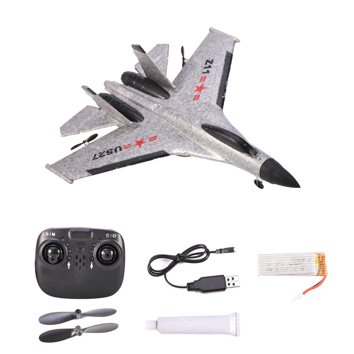 DOIT Su-27 / J11 Scale Down 2.4G 3CH EPP ทนทานรีโมทคอนโทรลเครื่องร่อน