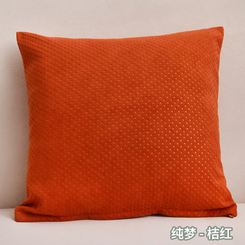 Modern Nordic Cushion Cover Flannel Pillowcase Solid Color Pillow Case Cojines Decor Sofa Throw Pillows Room Pillow Cover Decorative 45x45cm
