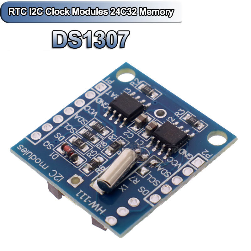 1PCS micro RTC I2C mô-đun 24c32 Bộ nhớ DS1307 Đồng hồ mô đun RTC không có pin