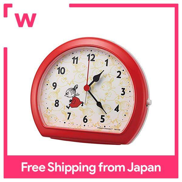 RHYTHM Little My Alarm Clock Moomin Electronic Sound Alarm 13X15.3X8