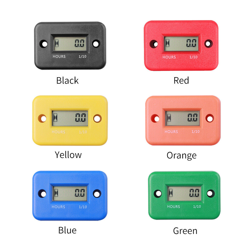LCD không thấm nước kỹ thuật số Đồng hồ đo vòng tua máy truy cập cho ATV Xe máy cụ