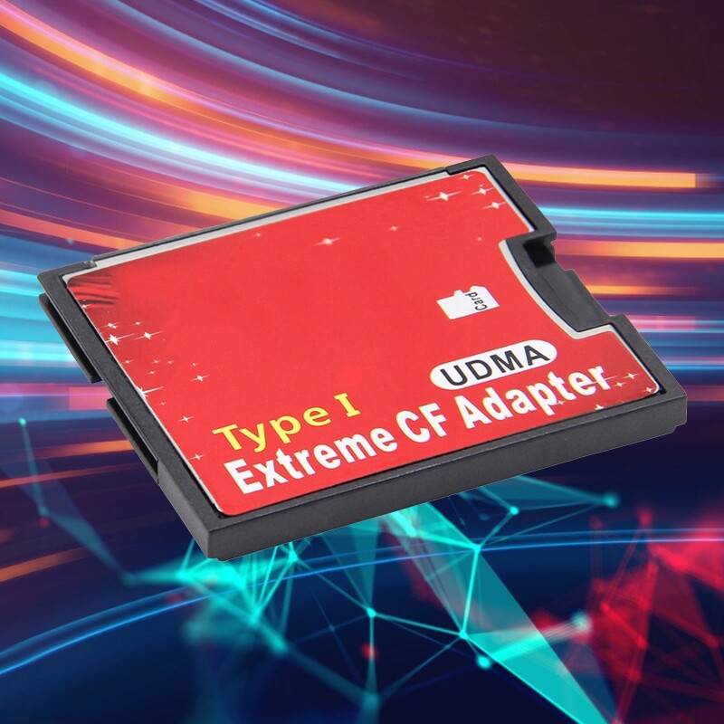 Single Port Micro-SD/SDXC TF to Compact Flash CF Type I Memory Card Reader Adapter