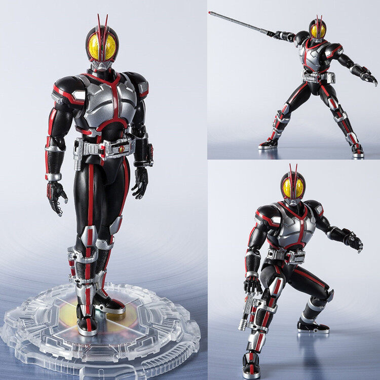 1pcs Kamen Rider Real Bone Carving SHF Version Action Figure Toy for Kids Play Collectible Birthday Gift for Kids 16cm