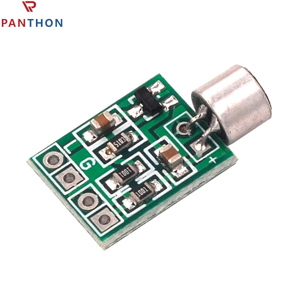 PANTHON Small Microphone Accessories Mini Microphone Audio Microphone Module Pickup Amplifier Circuit Module Microphone Circuit Board