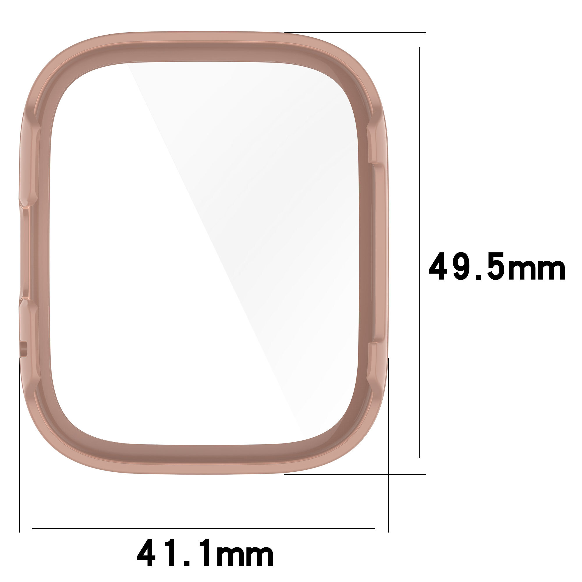 For Redmi Watch 3 Active / Watch3 Lite Hard PC Case Tempered Glass Screen Protector Protective Cover