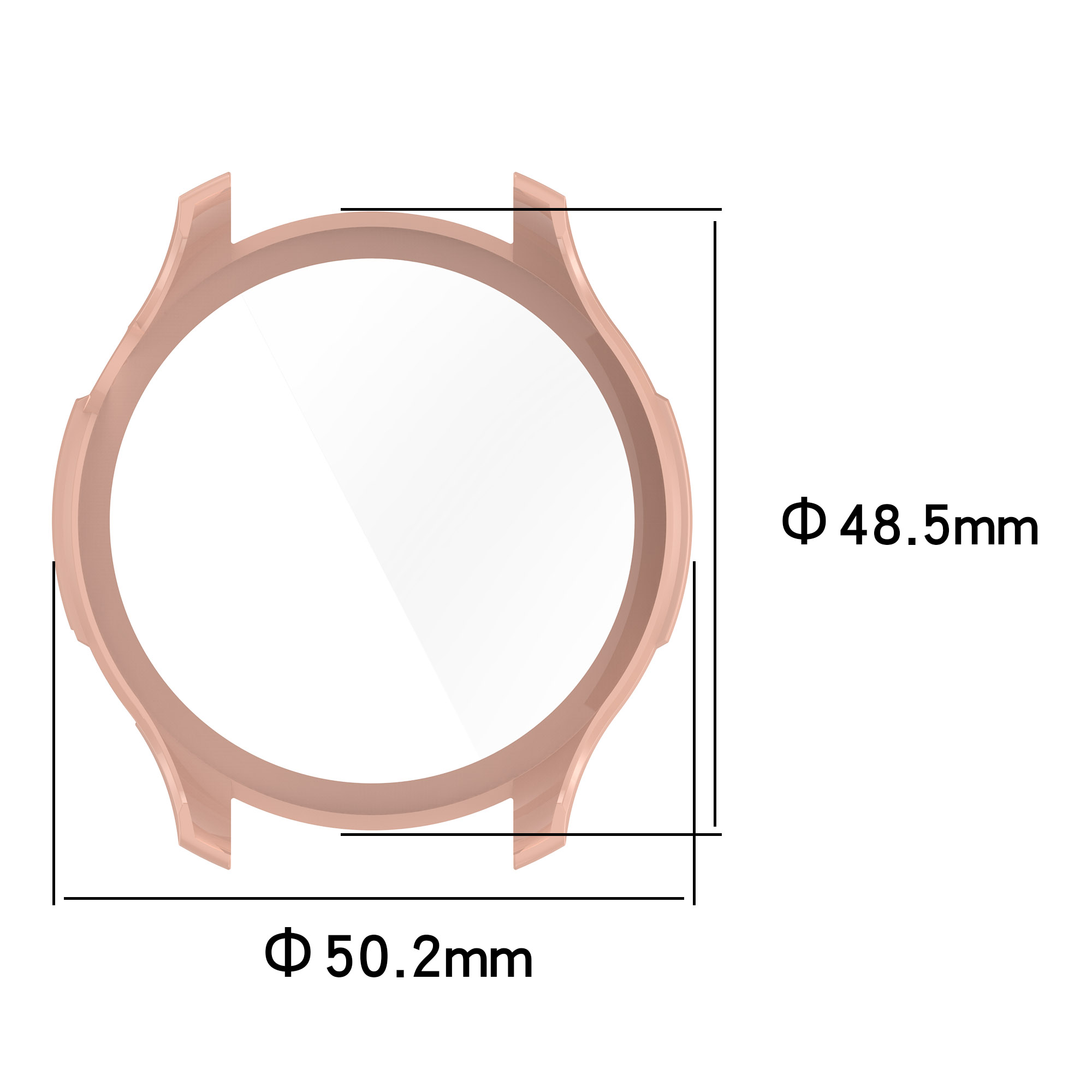 Ultra Thin Hard PC Case Tempered Glass Screen Protector Protective Cover For Huami Amazfit GTR4/GTR4 Pro