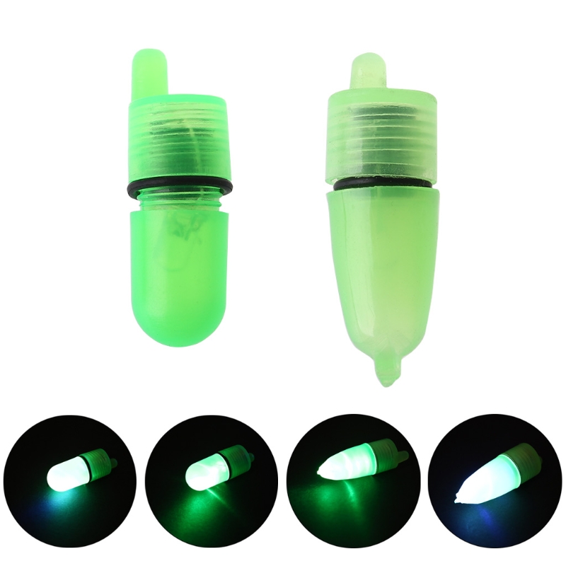 10pcs Night Float Fishing Rod Tip LED Light  Alarm Bell Bite Carp Clip Alerter