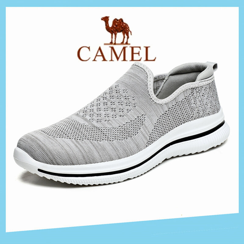 Camel Đôi giầy đen Giày nam giày thể thao giày chạy bộ 45 46 47 48 Camel giầy