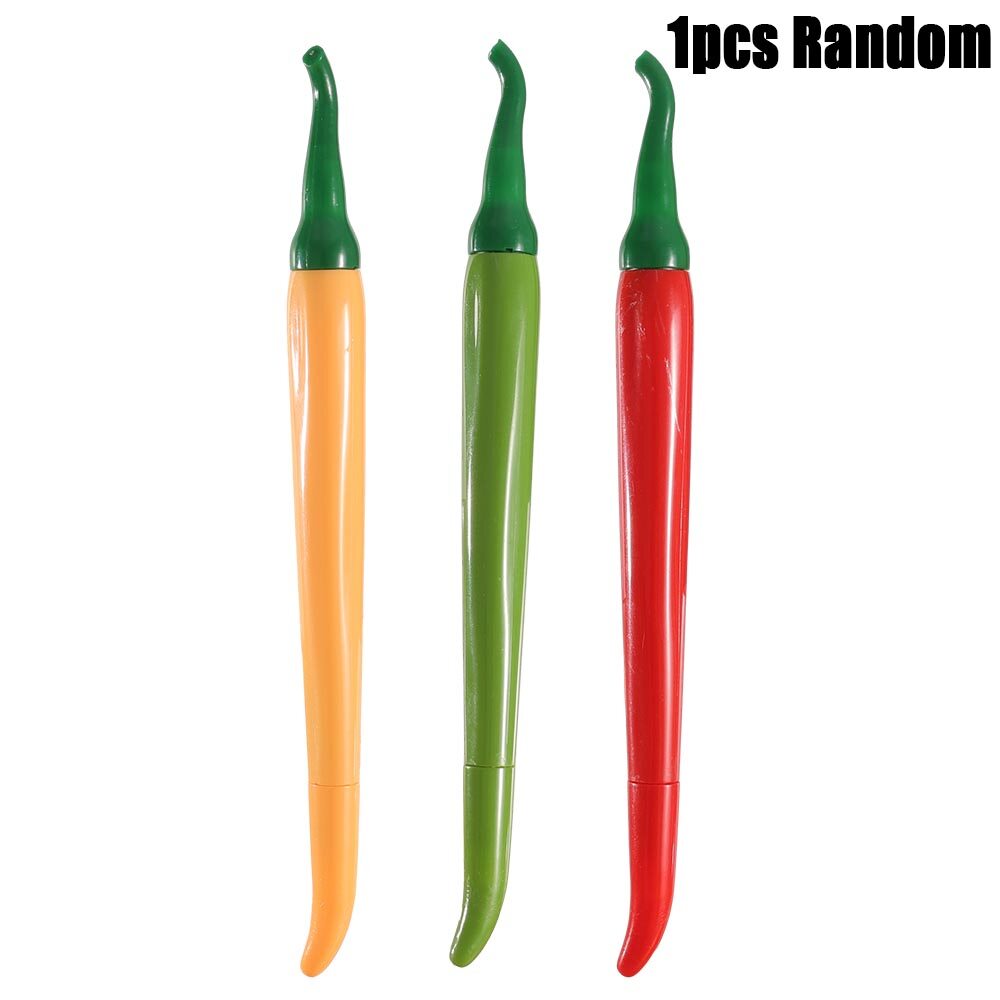 Cute Chili Pen Stationery Gel Pens Office Supplies Pepper Cartoon School Supplies 0.5mm Nib Black Ink Ball Pen