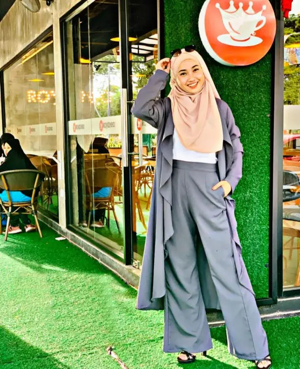 cardigan muslimah