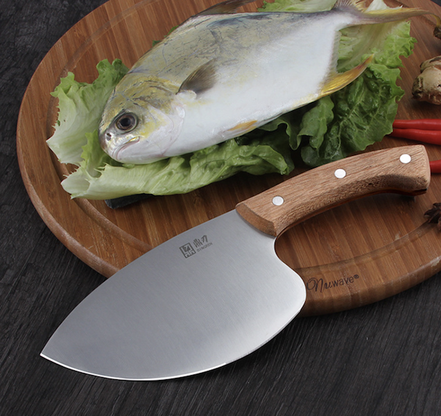 Taiwanese Round Belly Fish Knife Fish Filleting Boning Knife Tuna Knife 4cr13 Steel