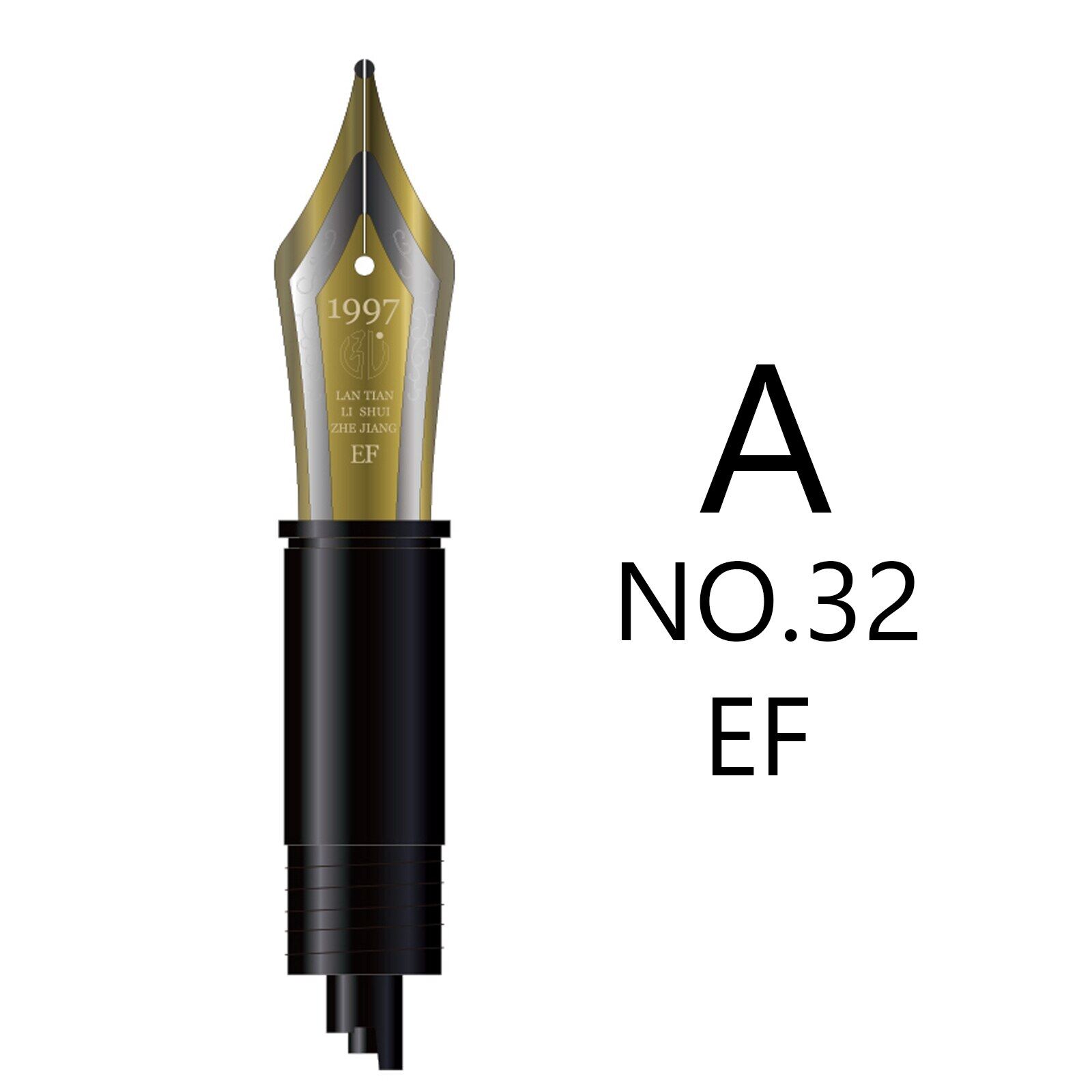 32# fountain pen nibs f/ef nib for hongdian n1s n6 n7 100 pens replacement nib nibs spare pen nibs office practice