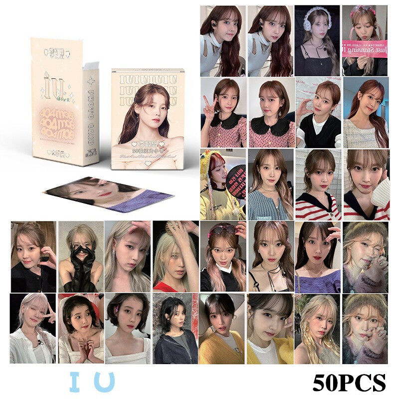 55pcs/box IU photocards 2024 season's greetings Album LOMO card Postcard