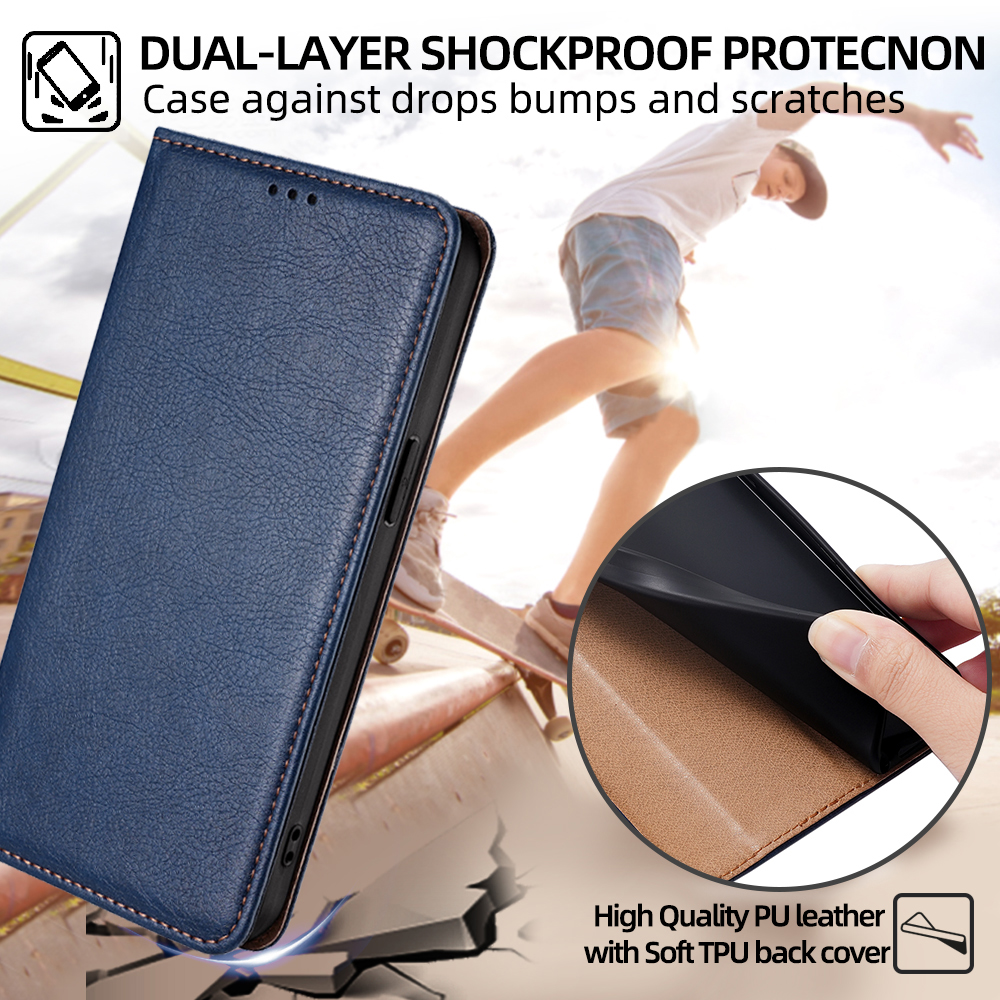 Vỏ điện thoại cho Samsung Galaxy Note 8 9 10 10 + 20 20 siêu S20 S21 S22 S23 S24 S25 siêu Retro chất liệu da PU lật trường hợp cổ điển Đứng Ví Vải Bọc chai