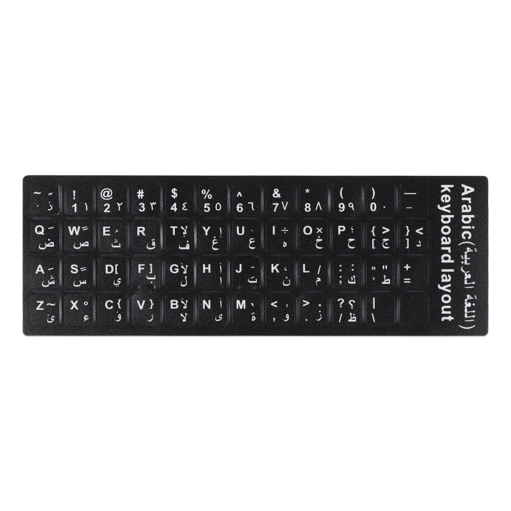 Keyboard Alphabet Layout Stickers Non-slip Thai Korean Spanish Deutsch ...