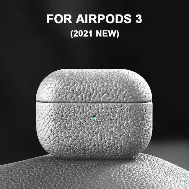 [HM] สำหรับ Airpods Pro Case 100ซองหนังแท้สำหรับ Airpods 3 / 2 /Pro ซอง