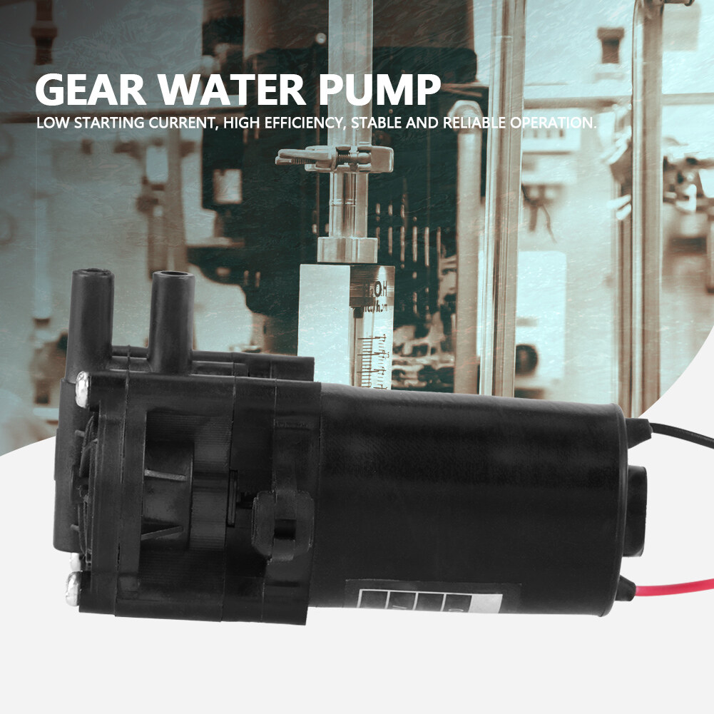 ZC-A210 Máy Bơm Nước Tự Mồi Mini Bằng Nhựa Hiệu Quả Cao 12V, Bơm Bánh Răng Điện Một Chiều