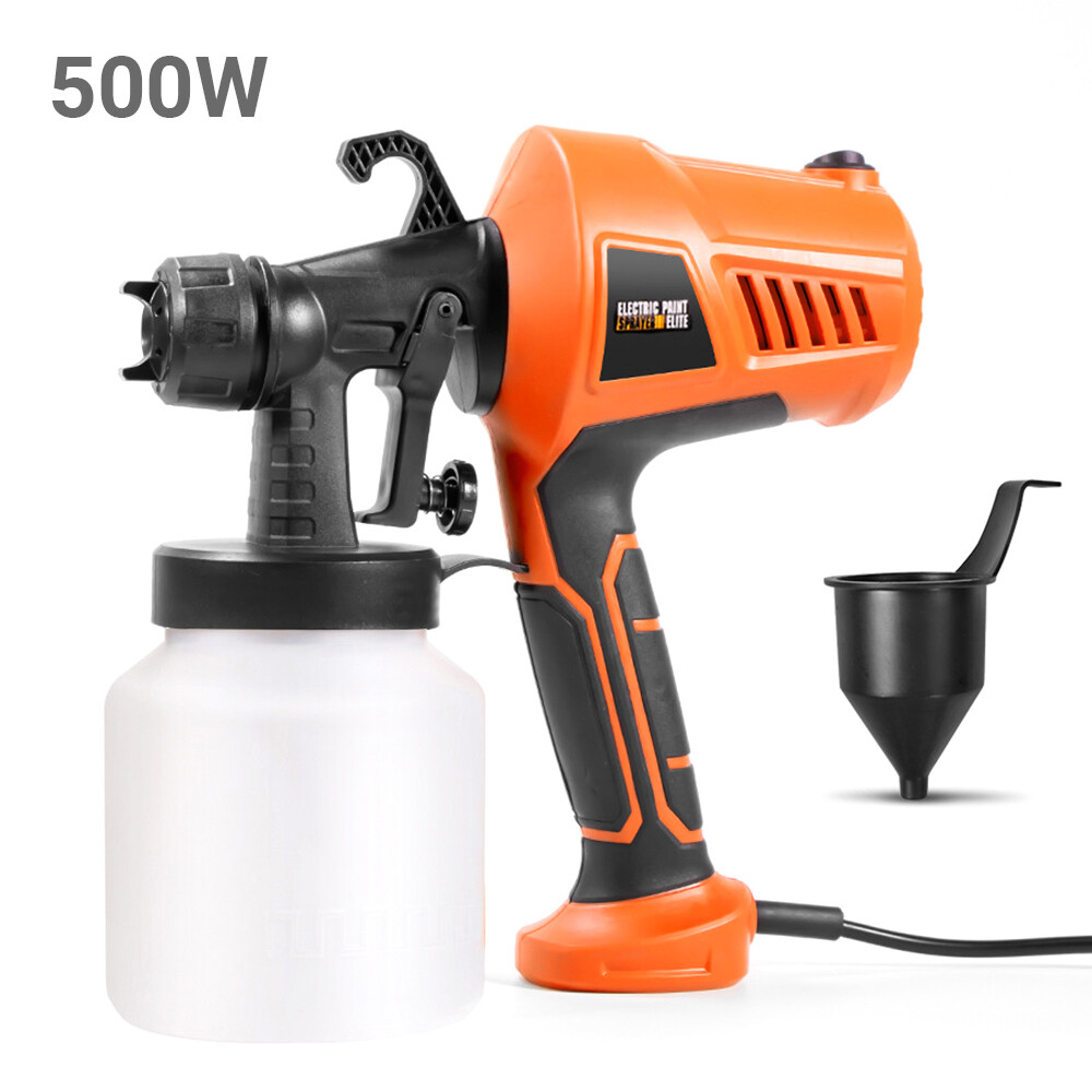 KKmoon 500W Paint Sprayer Portable Electric Sprayer G-un Detachable Airbrush Paint Spraying Tool with 800ml Capacity 230V
