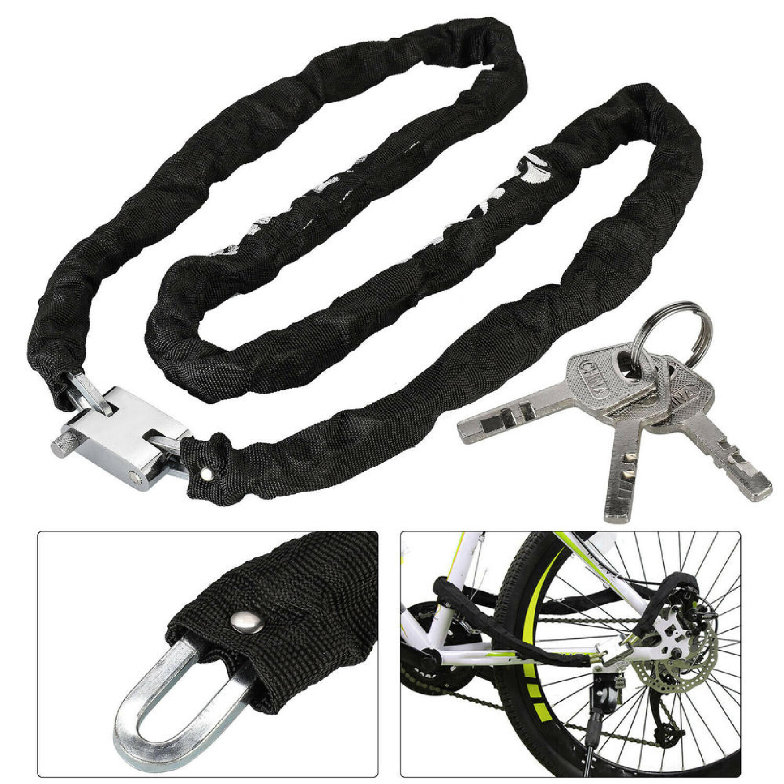 Portable Padlock Safe Durable High Strength Heavy Duty Strong Padlock for Doors