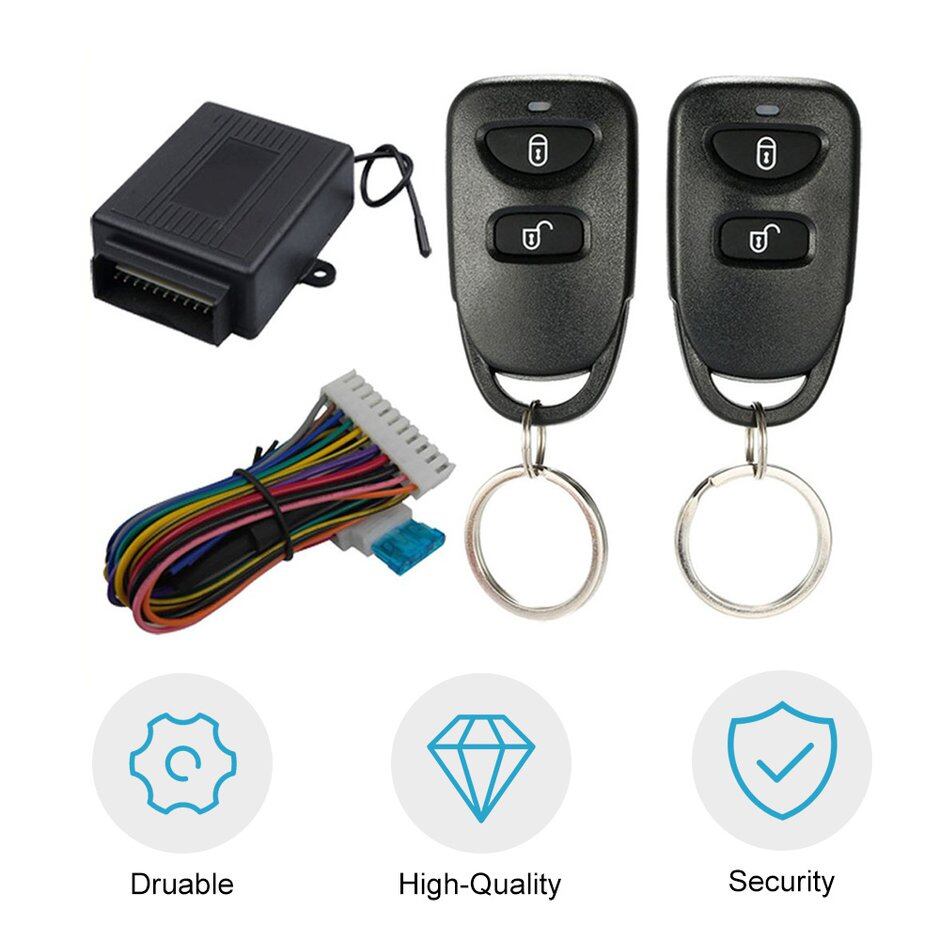 ELEC M602-8114 Remote Control Central Locking Kit Car Door Keyless Entry System