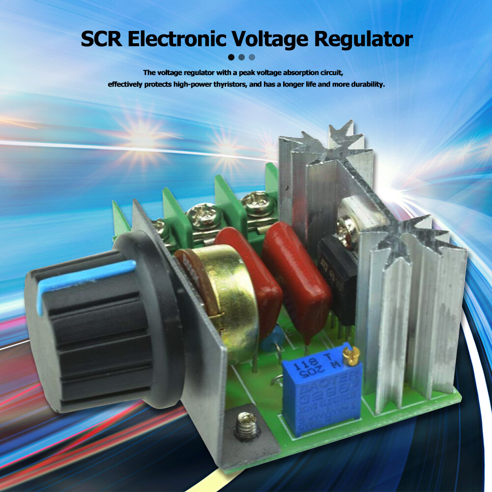 2000W SCR Electronic Voltage Regulator Dimmer Motor Speed Controller Module
