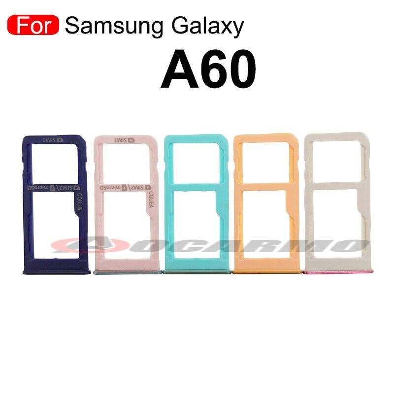 For Suitable For Samsung Galaxy A60 A6060 SIM Card Socket Slot Sim Tray Reader Holder Replacement Parts