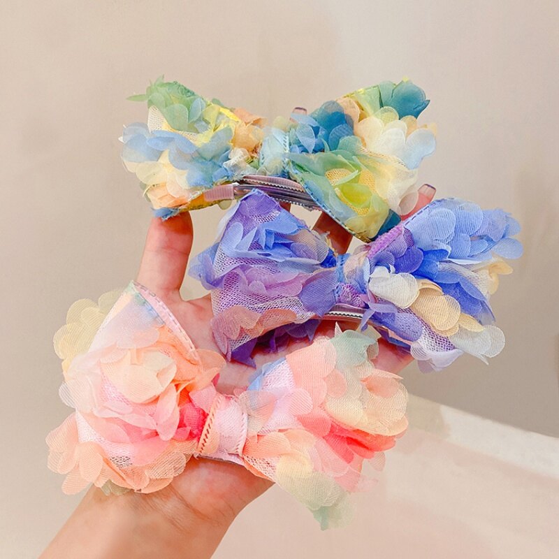 Kẹp Tóc Nơ Công Chúa Dễ Thương Cho Bé Gái