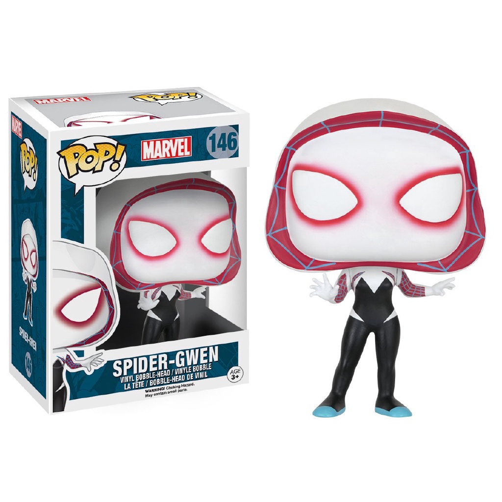 Funko pop 146 bobble-head marvel: spider-gwen model toy