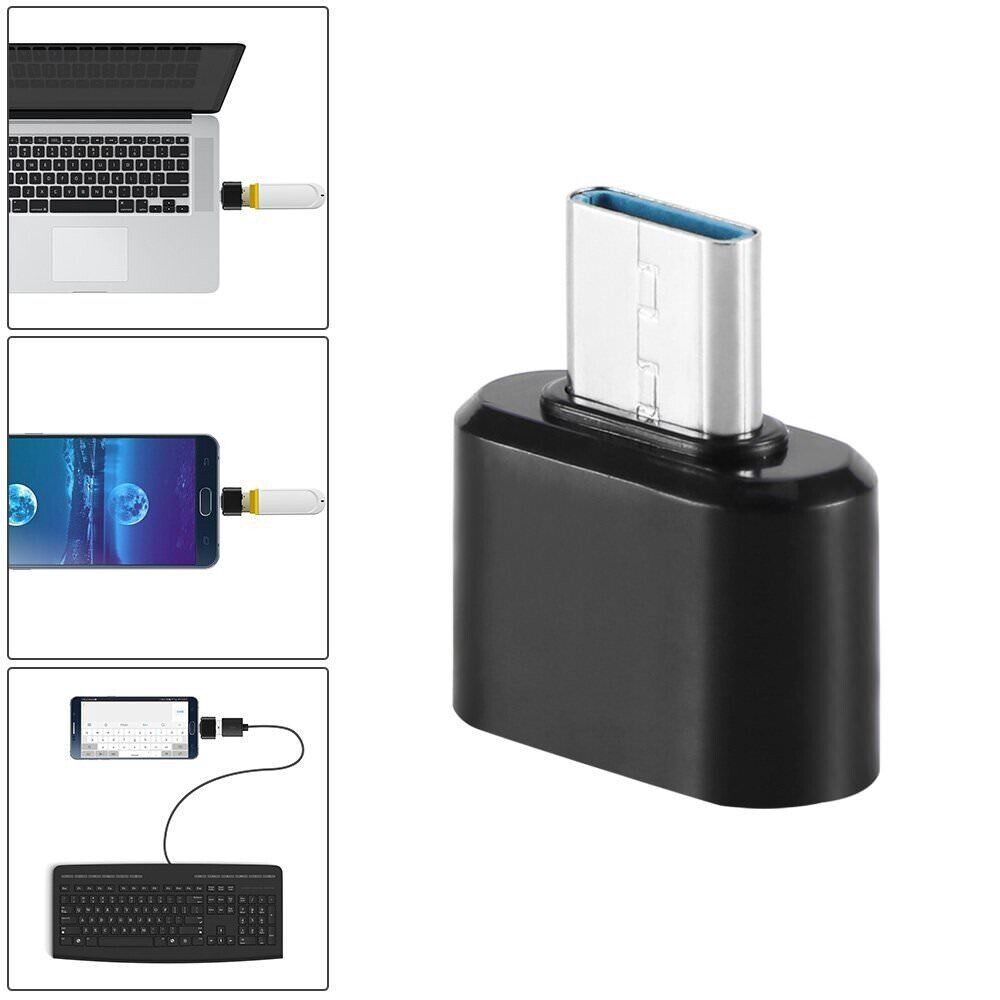 Kebidumei Bộ Chuyển Đổi Cáp OTG USB 3.0 Type-C USB-C Cho Điện Thoại Android Chuột Bàn Phím USB Đĩa Flash