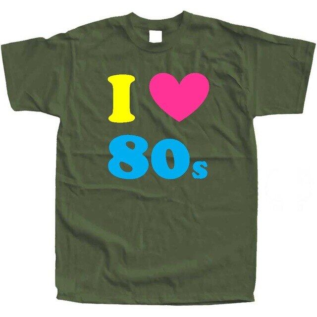 IT/'S THE 80s BABY Mens T-Shirt S-3XL Black Outfit Fancy Dress Costume Neon 80/'s