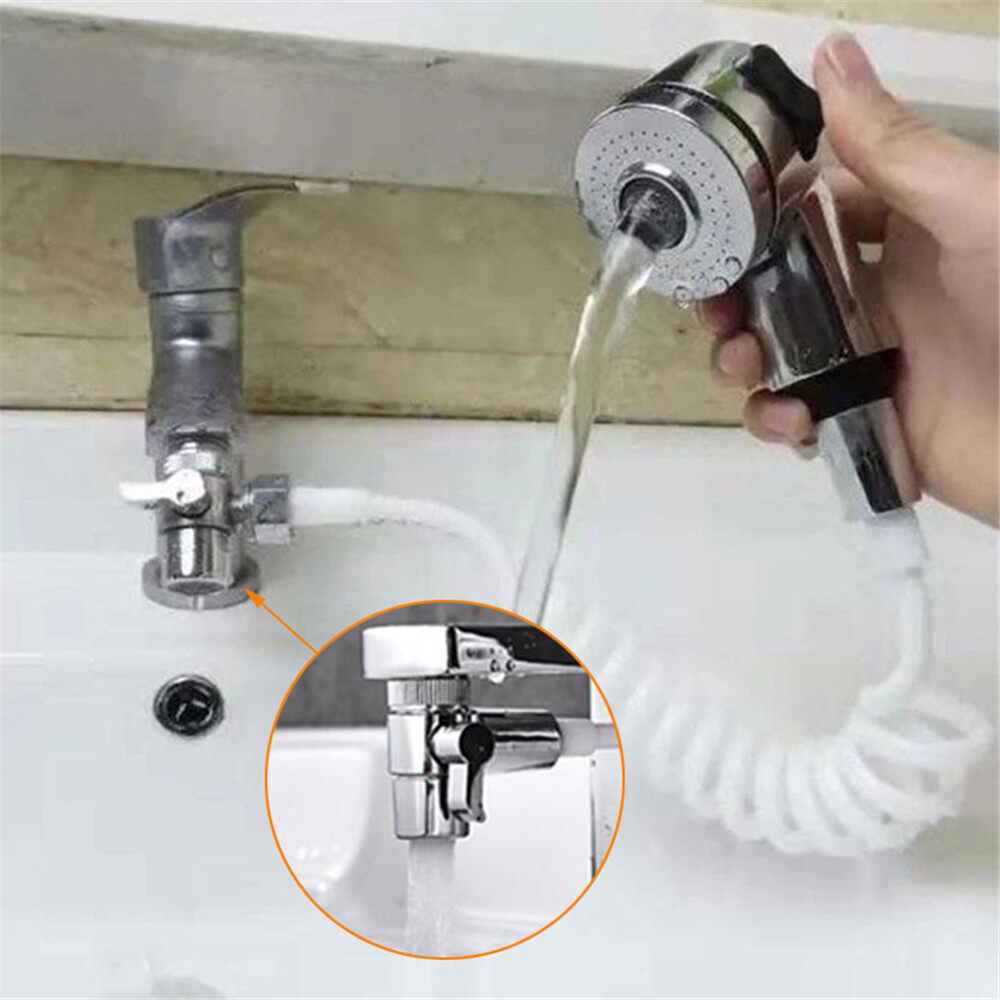 【Chất lượng cao + Cổ phiếu sẵn sàng】 Van vòi Bộ chuyển đổi Bộ chuyển đổi vòi Bộ chuyển đổi vòi Nhà bếp Bộ chia bộ chia van Bộ chuyển đổi vòi nước Đầu nối vòi cho nhà vệ sinh Vòi sen