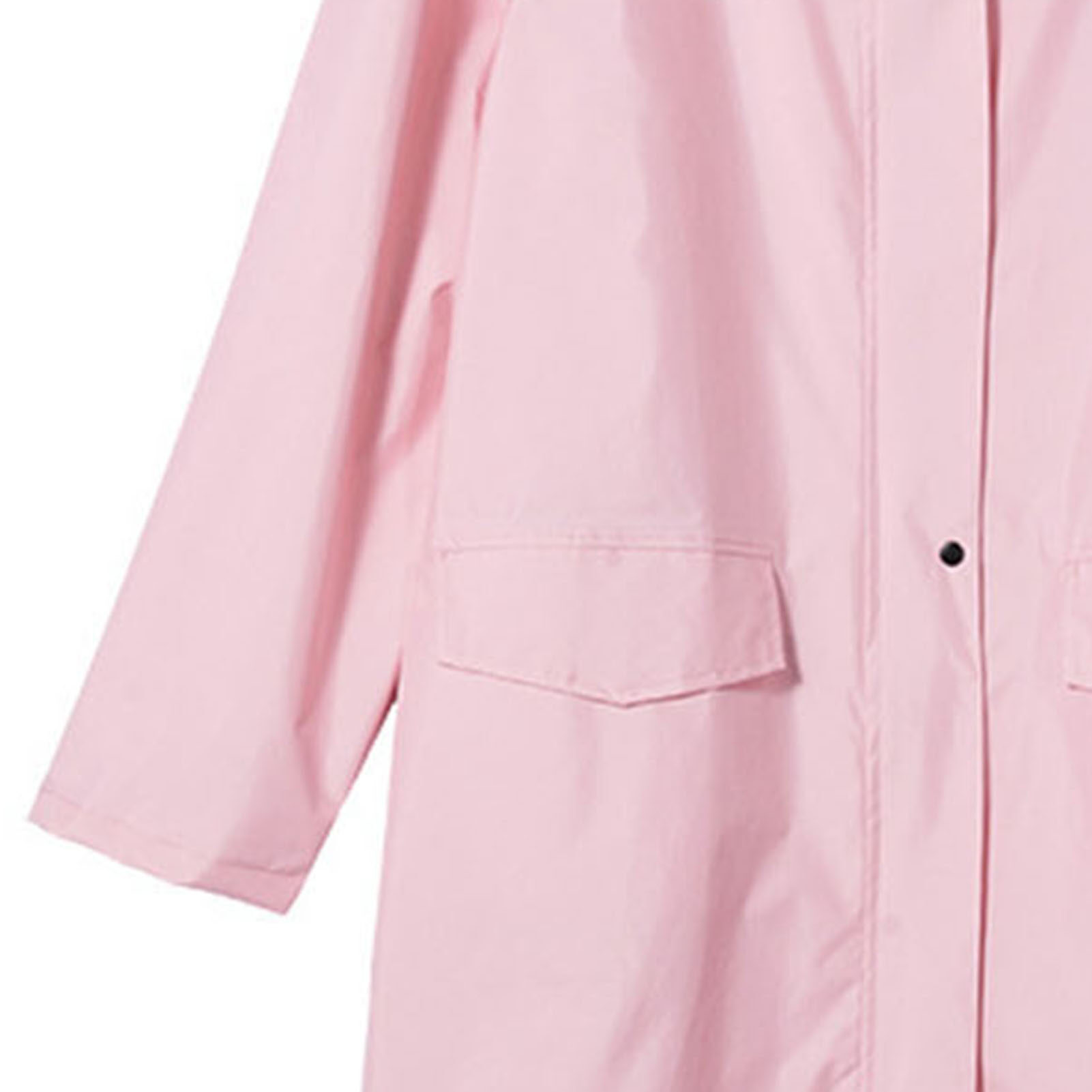 Benferry Solid Color Raincoat Waterproof 210D Polyester Cloth Unisex Rain Jacket for Outdoor