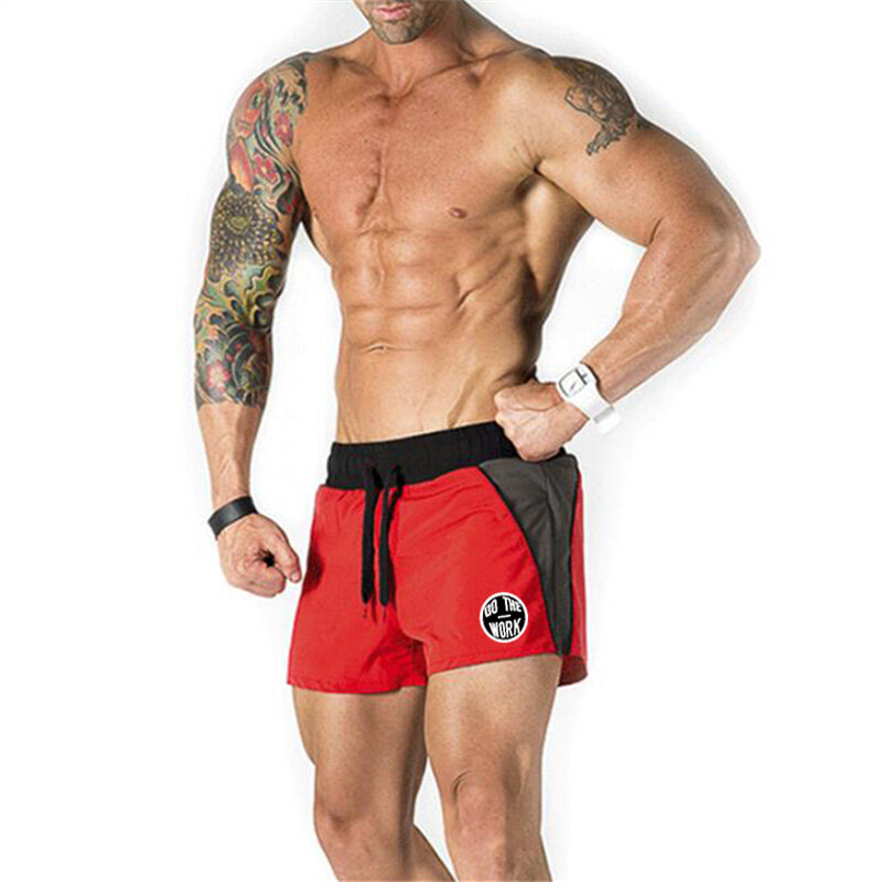 Summer Casual Men Sporting Bodybuiding Short Sweatpants Dry Fit Shorts Fitness Clothing
