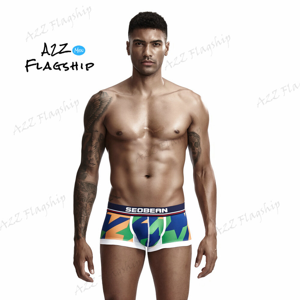 Theias Men Boxer Briefs Cotton Breathable Summer Underwear SEO90225 SEOUNDER
