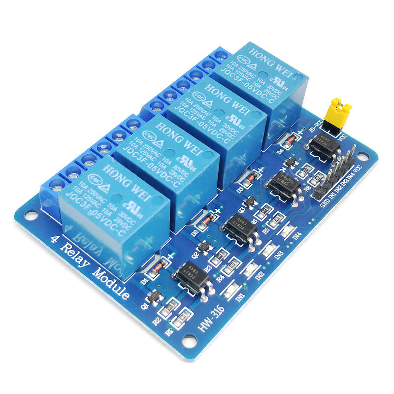 Relay output 4ch 5V relay module for arduino 1PCS 4ch relay module 4ch ...