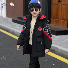 27Kids Baby Kids Coat Vải Bông Bé Trai Bé Gái-Áo Khoác Chần Bông In Hình Phim Hoạt Hình Áo Khoác Có Mũ Cho 4-10 Tuổi