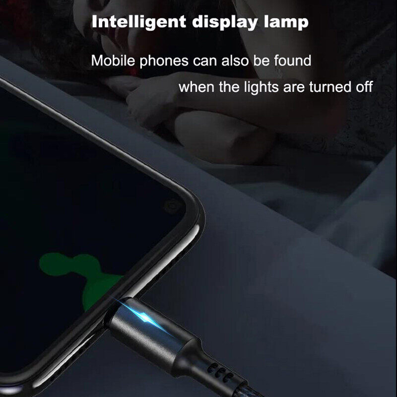 Cáp Micro USB Dây Dữ Liệu Sạc Nhanh LED 5A Cho Android Phụ Kiện Điện Thoại Di Động Cáp Sạc