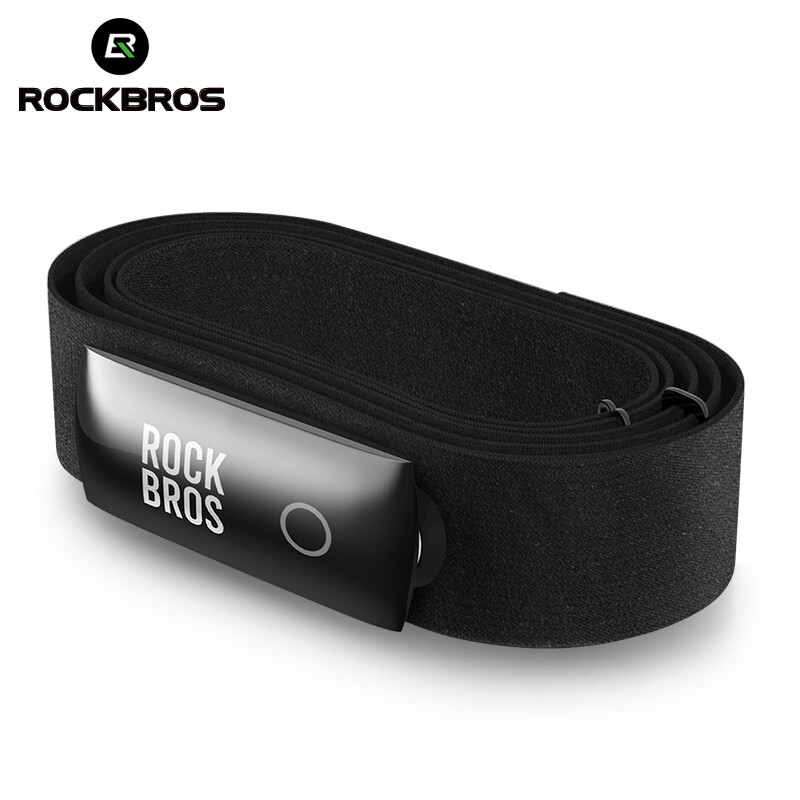 ROCKBROS Cycling Smart Heart Rate Sensor Sports ANT+ Bluetooth Rechargeable Heart Rate Monitor Bike Accessories