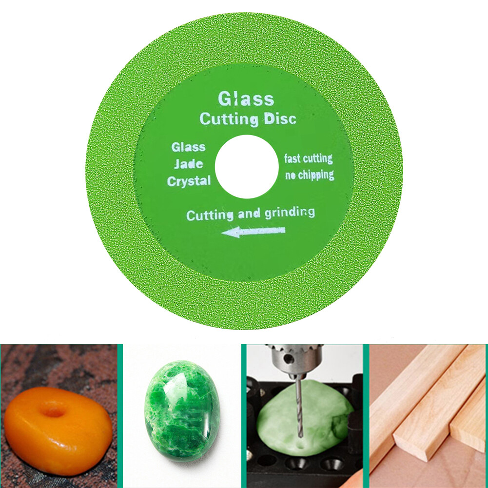 100mm Glass Cutting Disc Sprecise Sharp Diamond Chamfering Cutting Blade Ultra-thin Polishing Cutting Blade DIY Tool for Ceramic