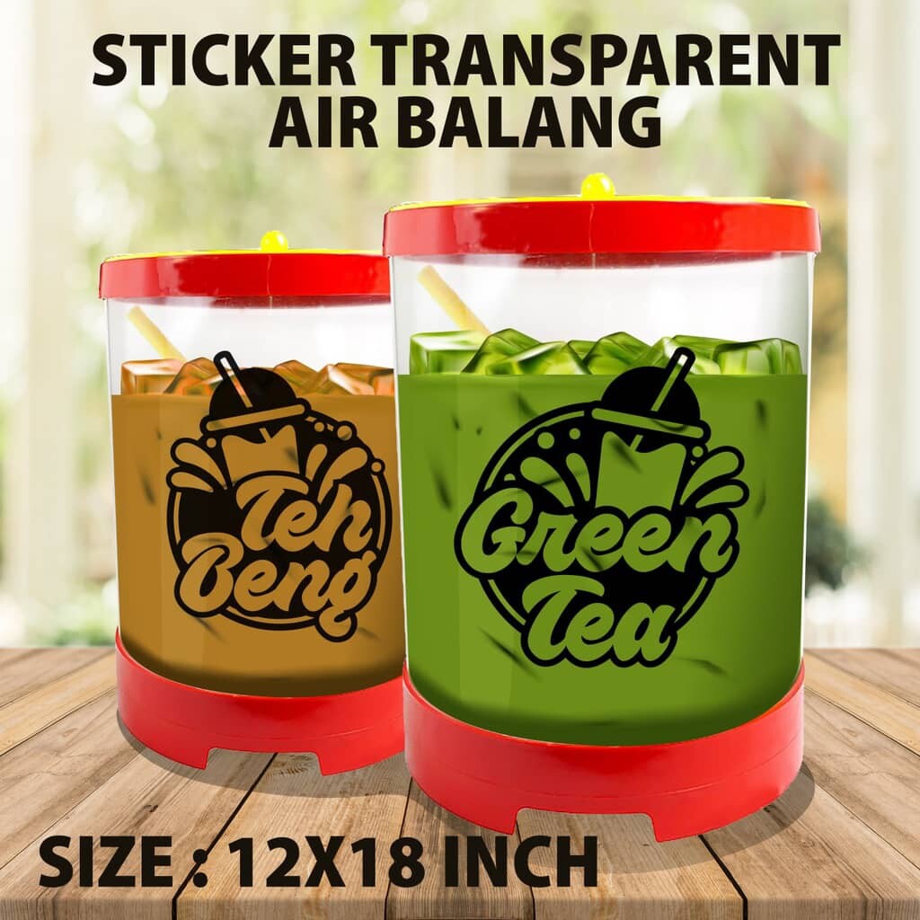 STICKER AIR BALANG TRANSPARENT A3 Lazada